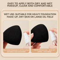 Dual-Sided Triangle Makeup Puff for Flawless Blending