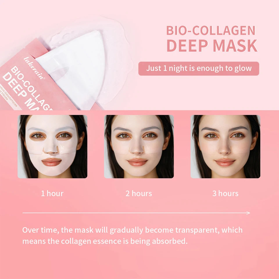 Bio-Collagen Deep Hydrating Face Mask Set - 9