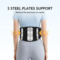 Heated Vibration Lumbar Support Belt for Back Pain Relief