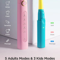 Rechargeable Sonic Electric Toothbrush for Family