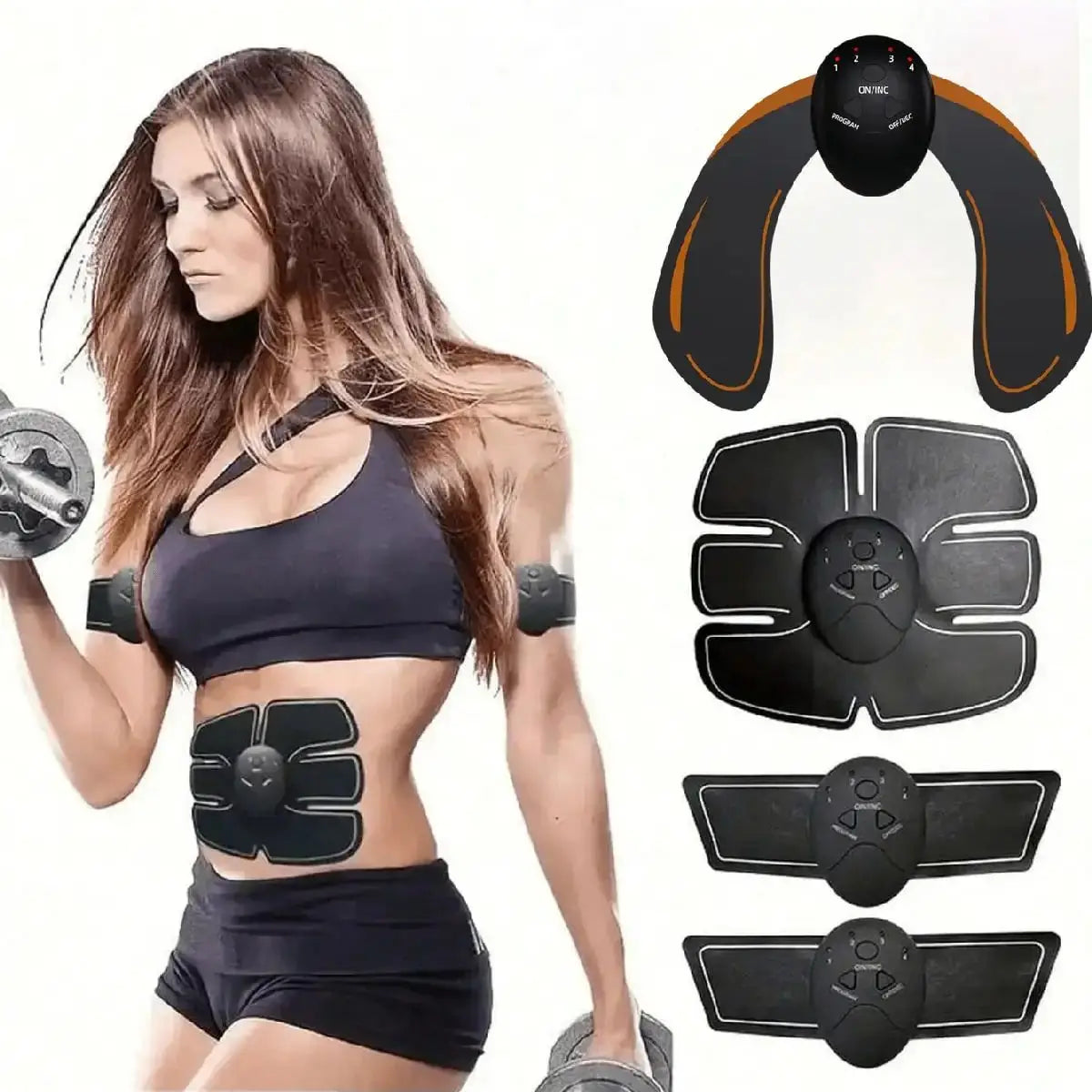 EMS Muscle Stimulator for Hip and Abdominal Toning - 10