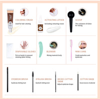 Professional Eyelash and Eyebrow Tinting Kit for Natural Definition