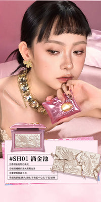 Carved Relief Highlighter and Finishing Face Powder