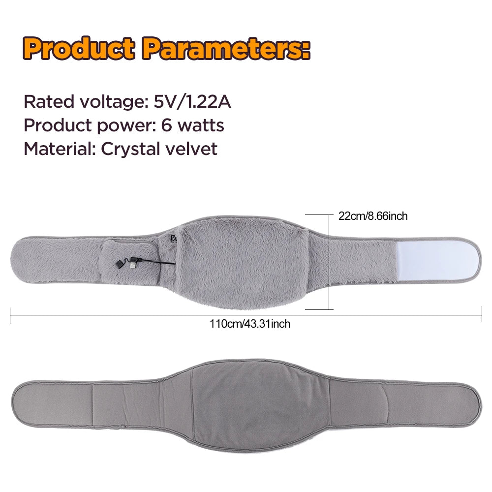 Electric Graphene Heating Belt for Cramps and Waist Pain - 26