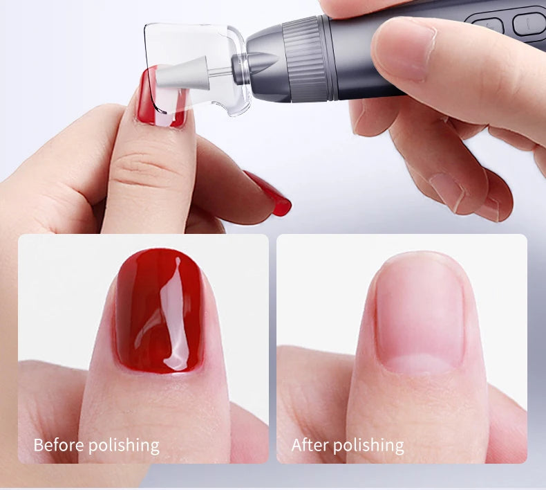 Electric Cordless Manicure and Pedicure Nail Drill Set - 11