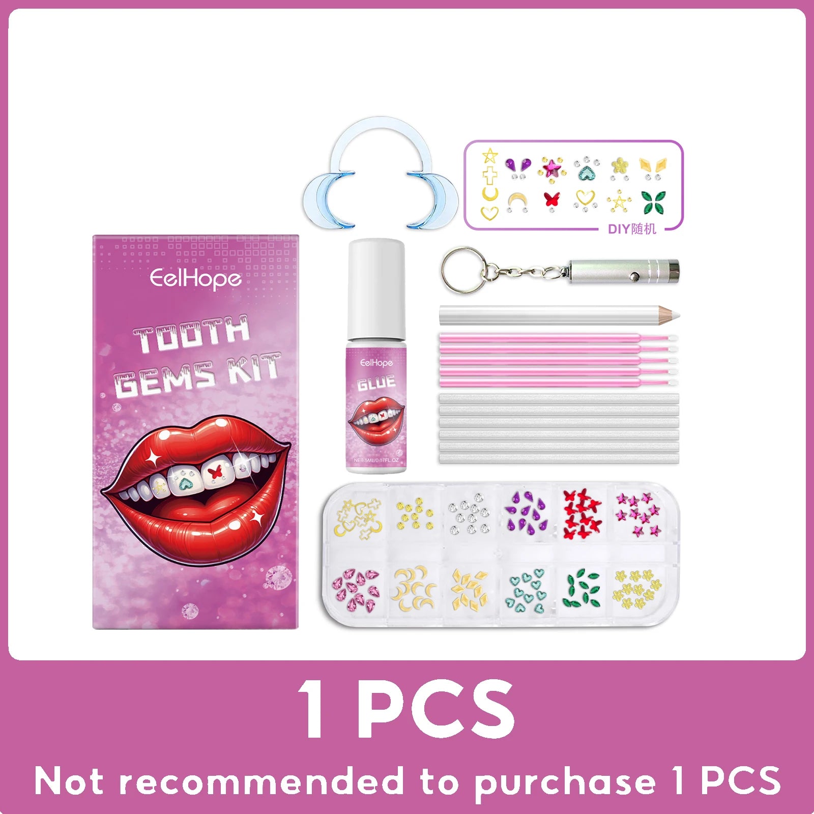Professional DIY Tooth Gem Kit for Dazzling Smile - 13