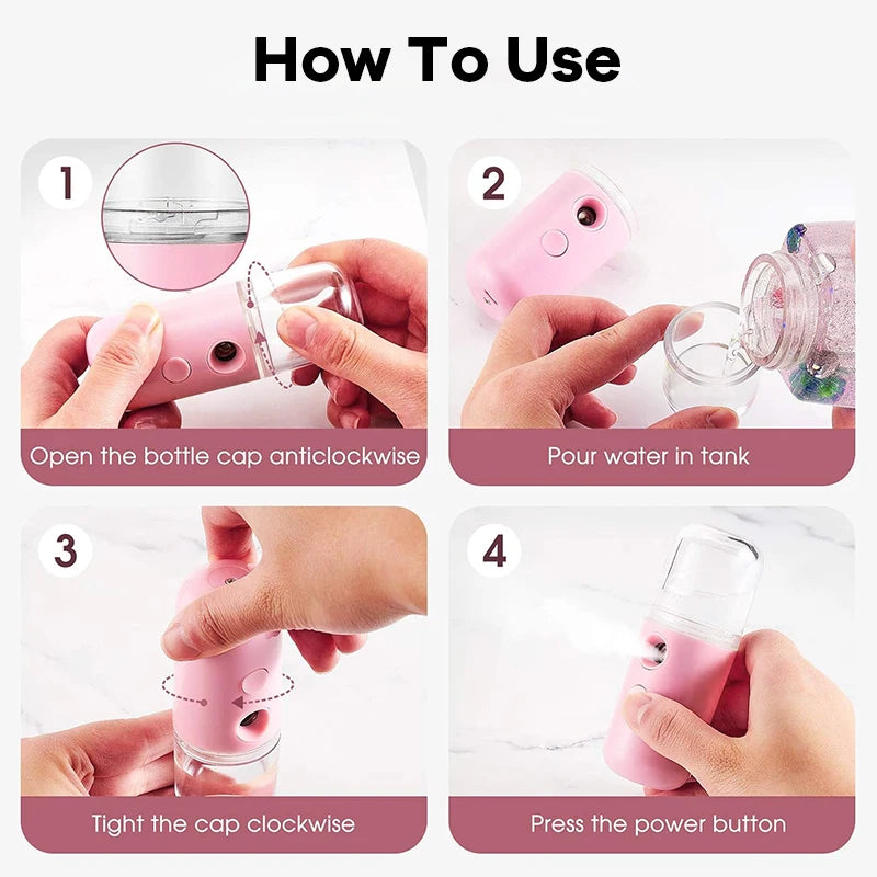 Portable Nano Mist Facial Hydration Sprayer - 19