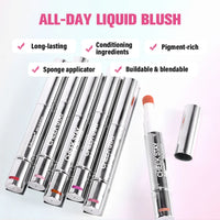 Liquid Blush Stick with Sponge Tip for Natural Glow