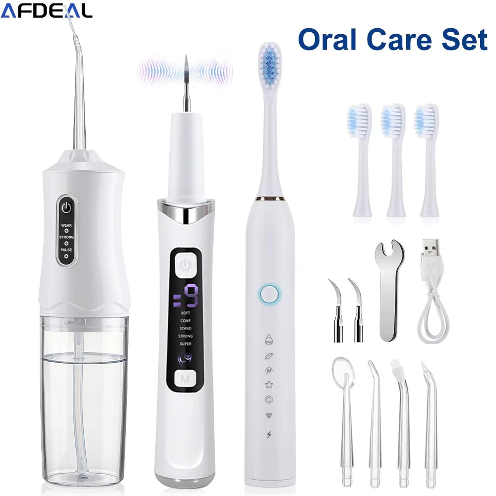 3-in-1 Professional Electric Oral Care and Teeth Whitening Kit - 1