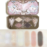 5-Color Shimmer and Matte Eyeshadow Palette