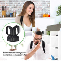 Adjustable Back Posture Corrector and Lumbar Support Brace