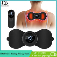 Wireless EMS Heating Pulse Massager for Neck and Back Pain