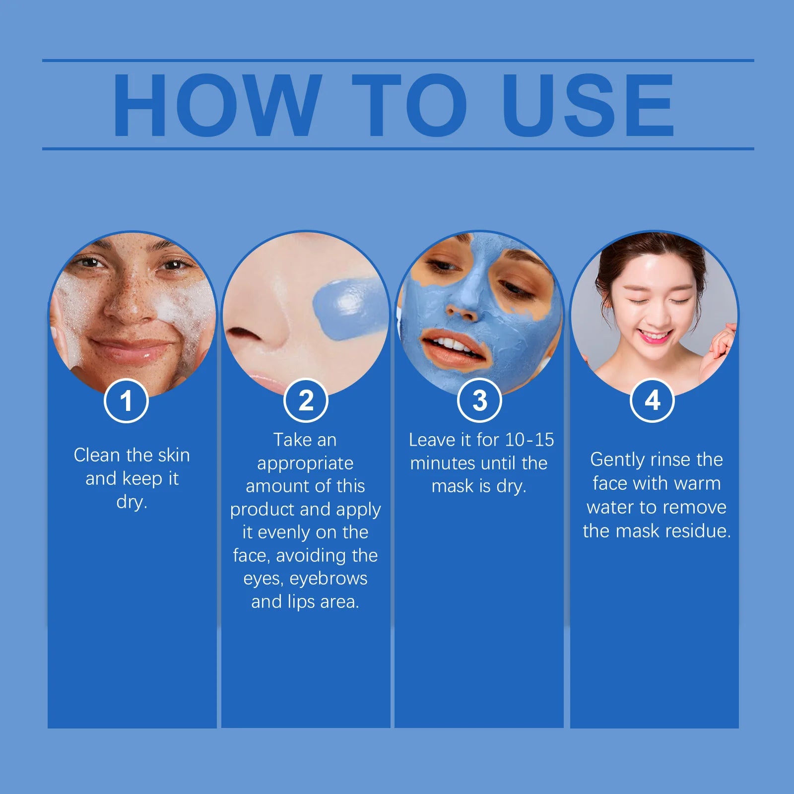 Deep Pore Cleansing AHA BHA PHA Mud Mask for Blackhead Removal - 9