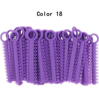 Orthodontic Elastic Ligature Ties for Dental Braces