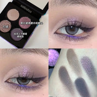 4-Color Shimmer & Matte Eyeshadow Palette
