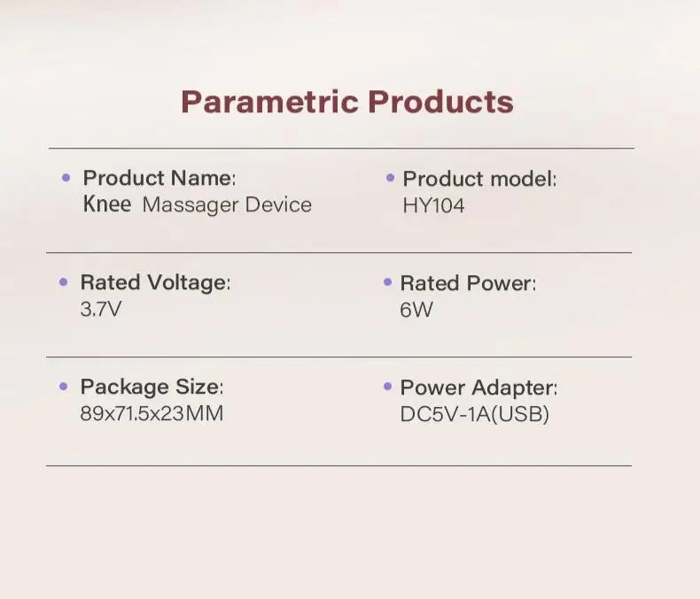 3-in-1 Cordless Vibration Knee Massager for Joint Pain Relief - 14