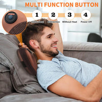 Electric Shiatsu Neck and Back Massage Pillow with Heat