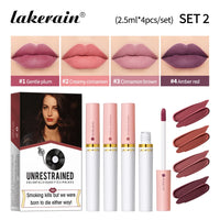 4-Piece Velvet Matte Lipstick Set