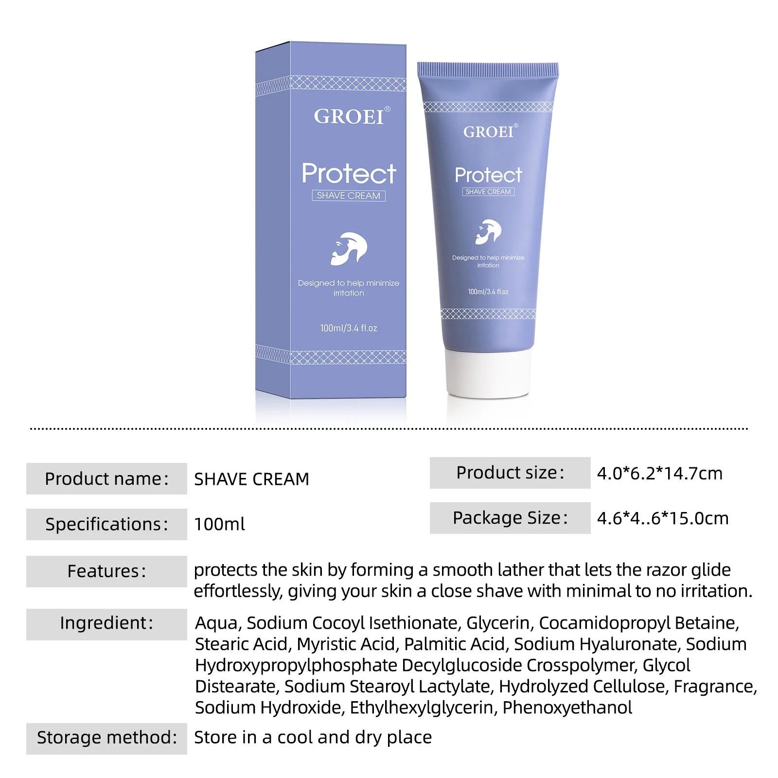 Soothing Shave Cream for Sensitive Skin - 8