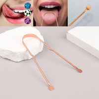 Pure Copper Tongue Scraper for Fresh Breath