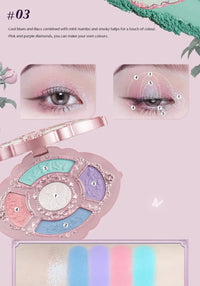 6-Color Swan Ballet Eyeshadow Palette