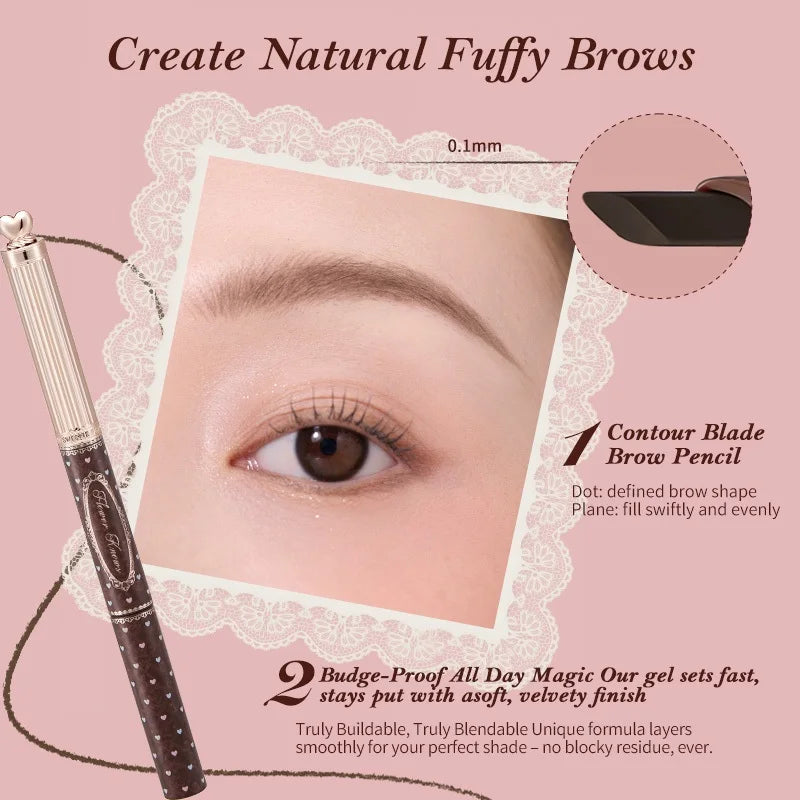 Dual-Ended Waterproof Brow Pencil and Tinted Gel Set - 6