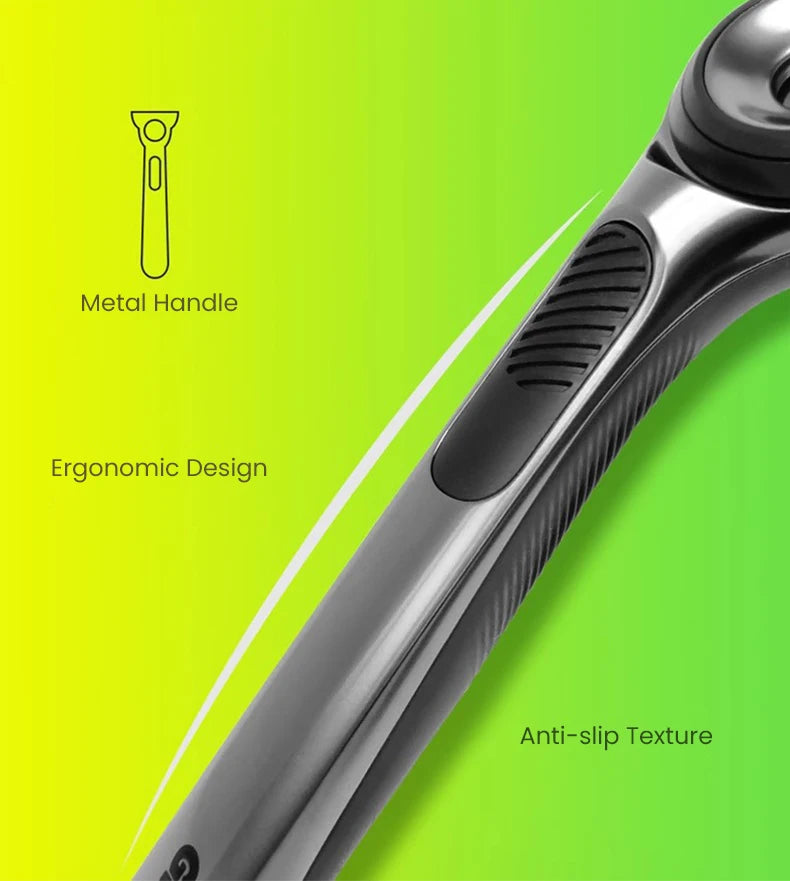 5-Blade Exfoliating Manual Razor for Men - 13