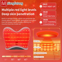 Red Light Heating Chest Massager for Pain Relief