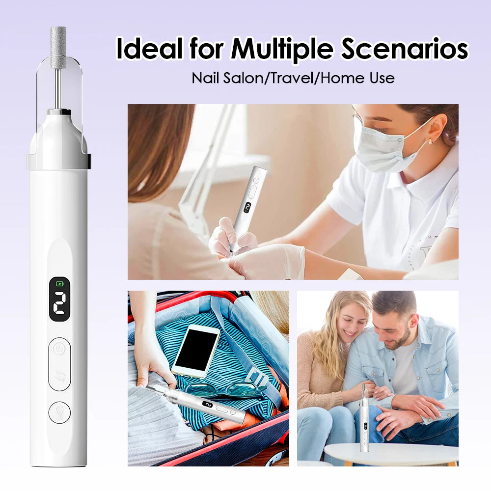 Portable Electric Nail Drill & UV Curing Tool - 11