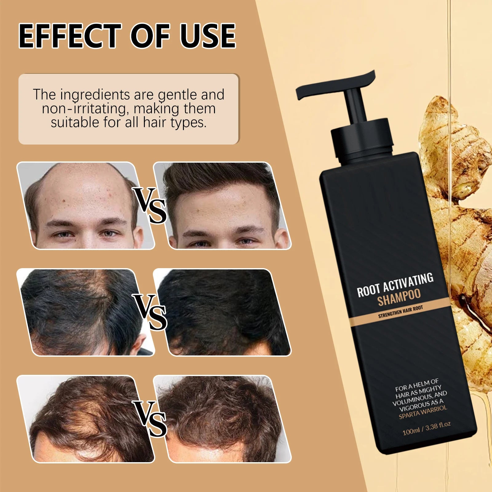 Ginger Root Volumizing Scalp Care Shampoo - 6
