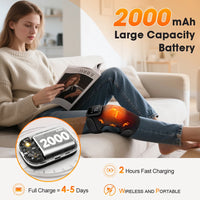 Heated Vibrating Knee Massager for Joint Pain Relief