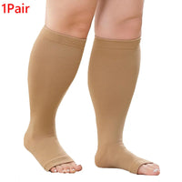 Toeless Compression Socks for Circulation and Edema Relief