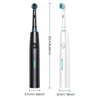 5-Mode Rechargeable Rotating Electric Toothbrush for Adults