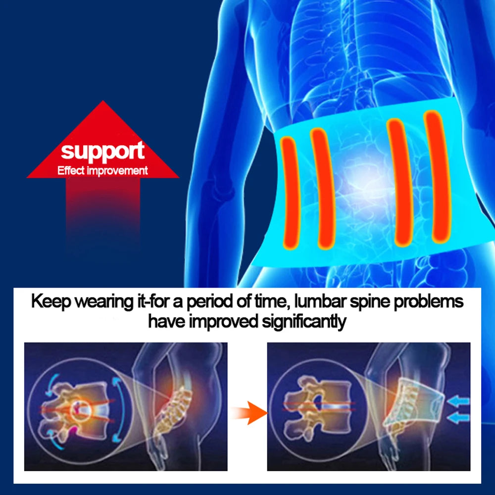 Adjustable Lower Back Support Brace for Heavy Lifting - 4