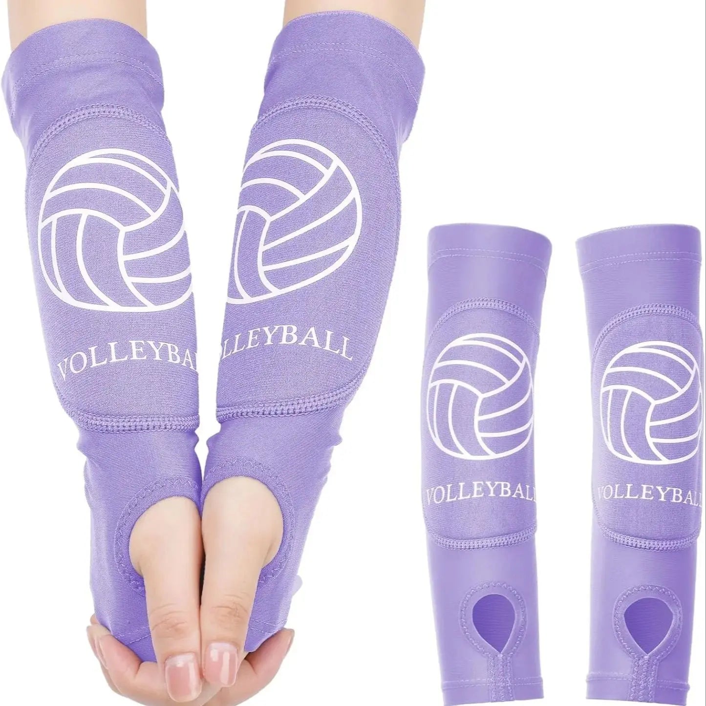 Protective Padded Volleyball Arm Sleeves - 7