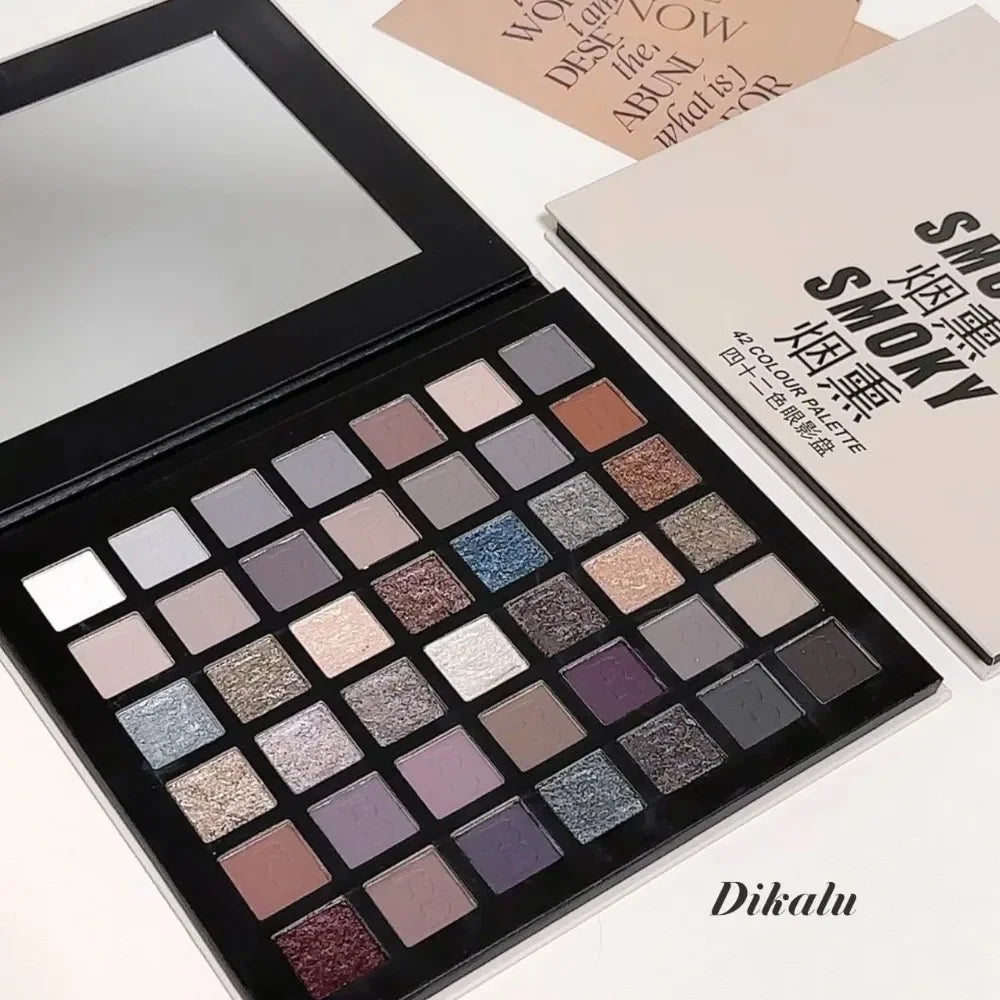 42-Color Professional Smoked Eyeshadow Palette - 12