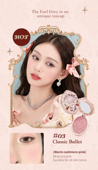 Embossed Strawberry Rococo Makeup Blush Powder