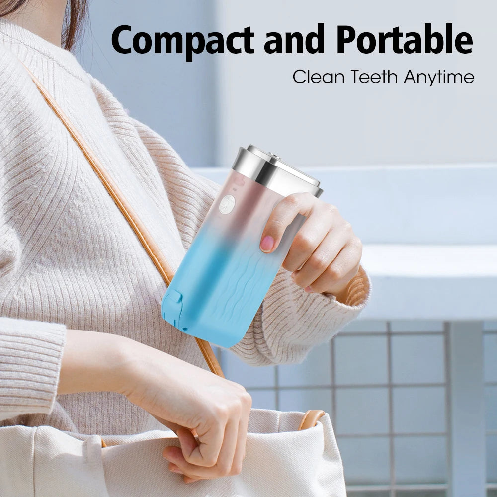 Portable Cordless Water Dental Flosser for Deep Teeth Cleaning - 8
