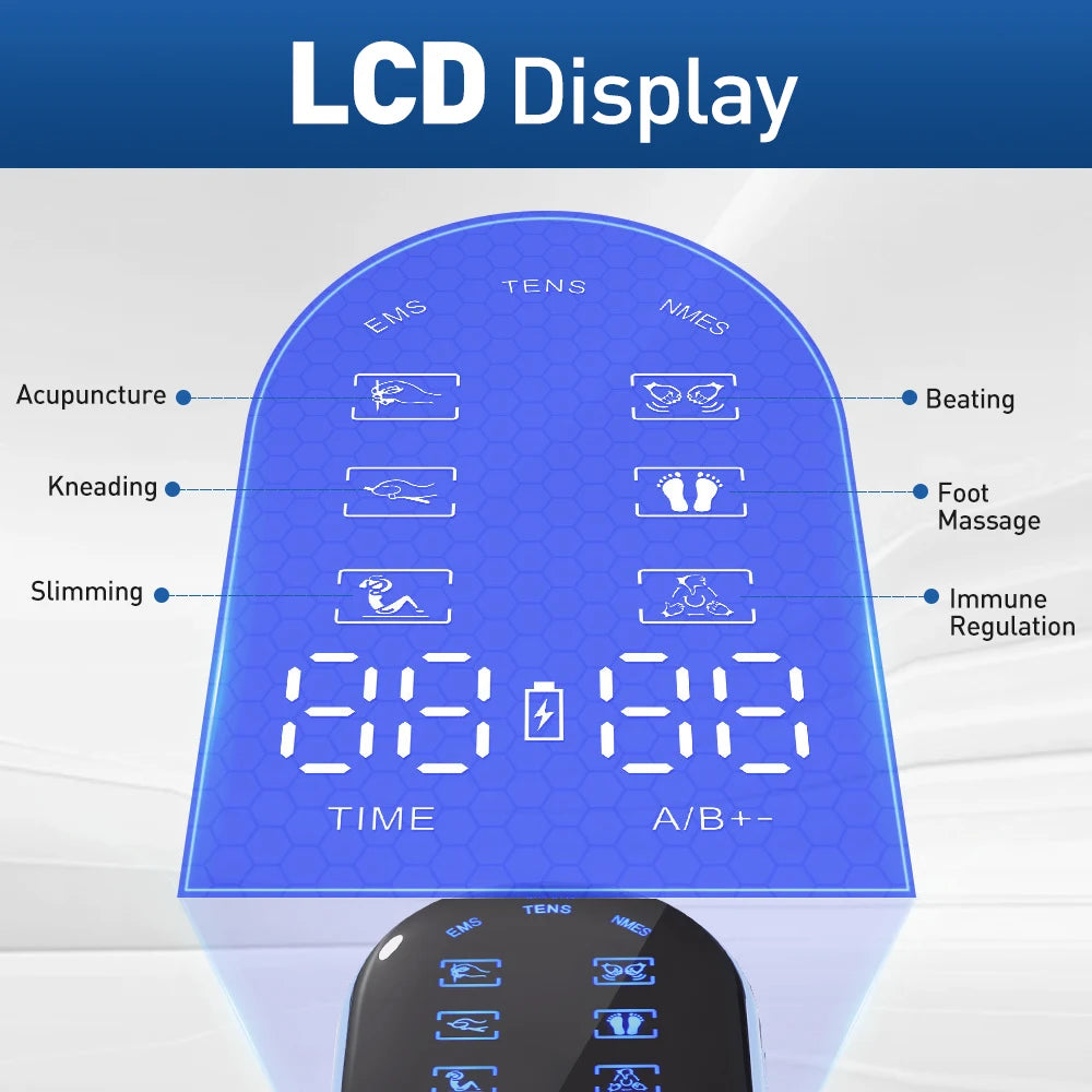 Dual-Channel TENS EMS Muscle Stimulator for Pain Relief and Recovery - 5