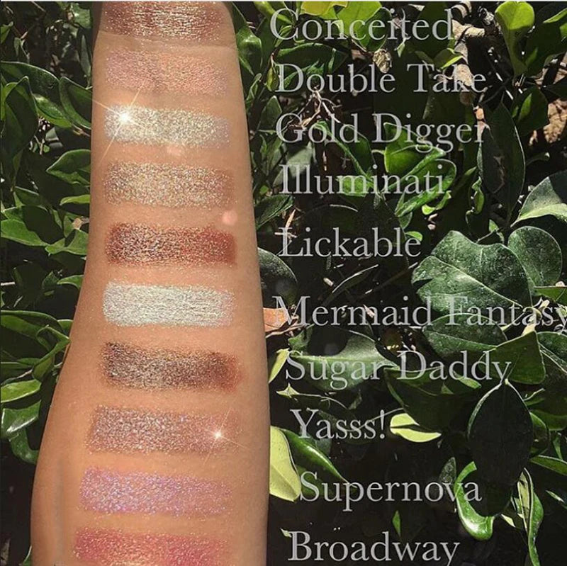 Shimmering Loose Highlighter Powder for Face and Body - 17