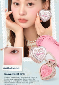 Matte Finish Rose Garden Blush Powder for Natural Cheek Contouring
