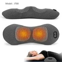 3-in-1 Heated Electric Back Massage Support Pillow