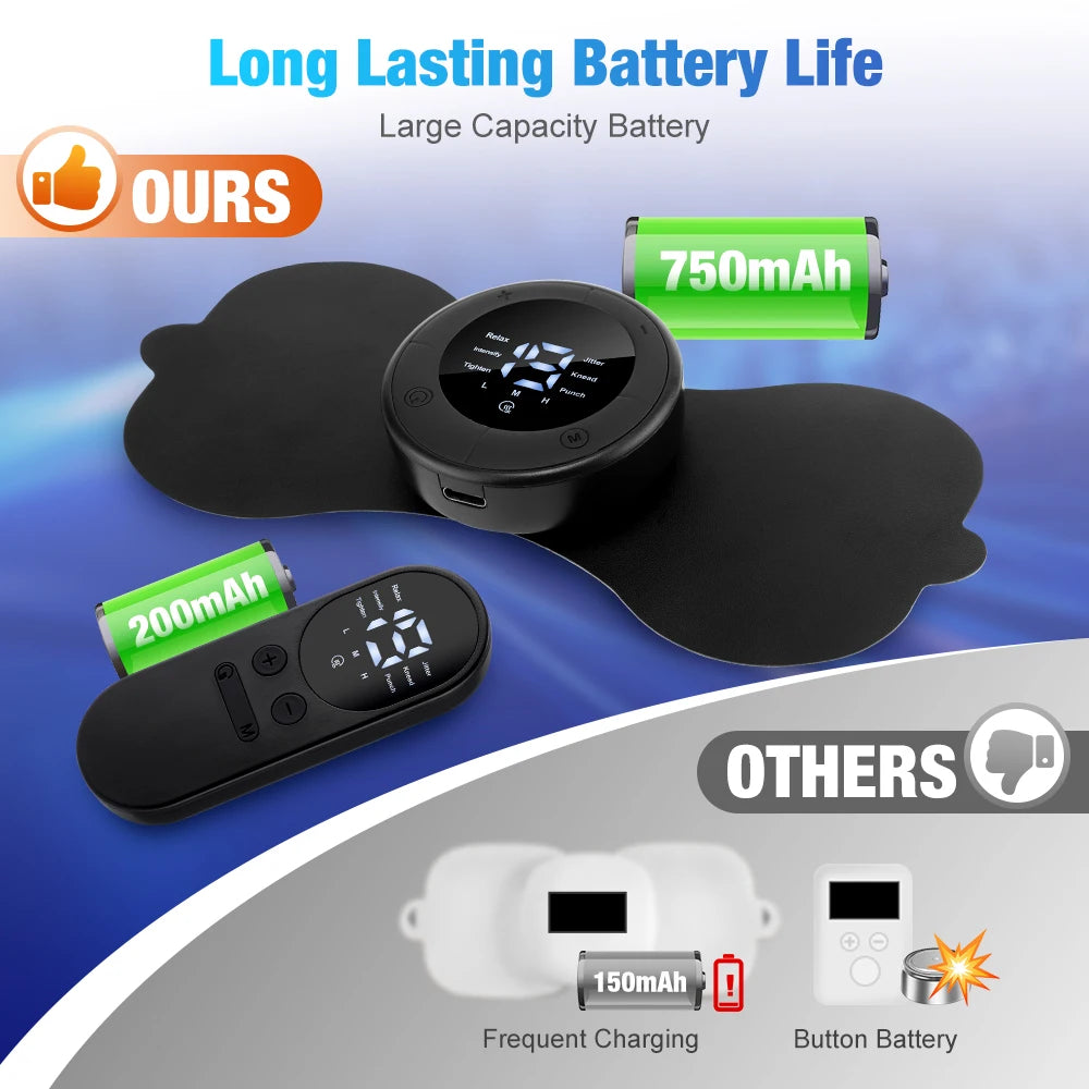 Wireless EMS Heating Muscle Stimulator for Full Body Relief - 10