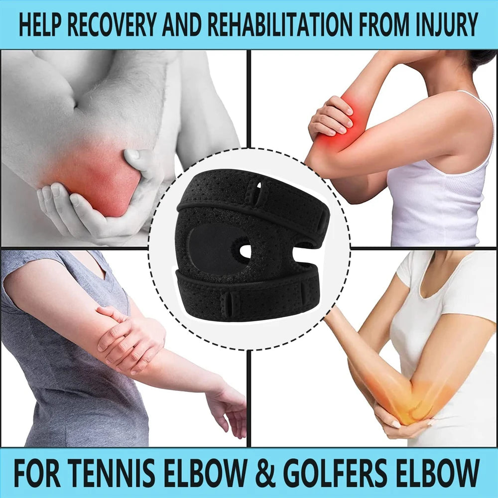 Adjustable Breathable Elbow Support Brace for Pain Relief - 6