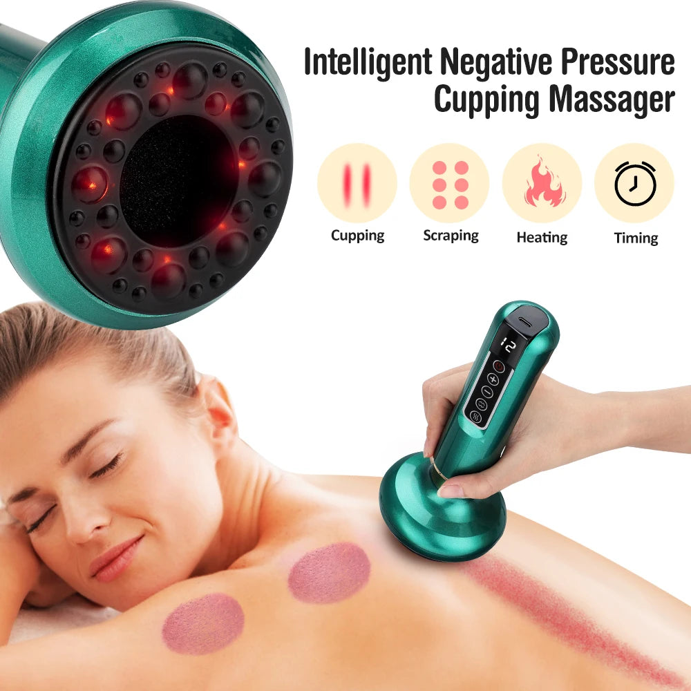 Electric Cupping Massage Device for Pain Relief and Recovery - 17