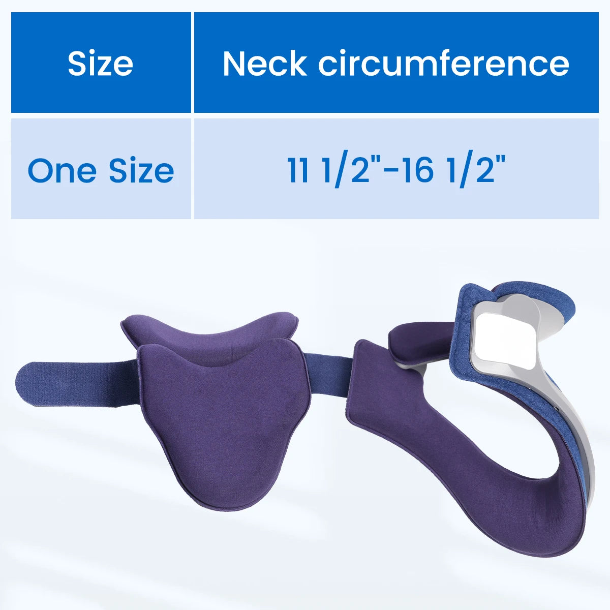 Adjustable Cervical Neck Traction Collar for Pain Relief - 13