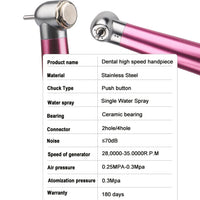 High-Speed Dental Turbine Handpiece for Precision Dentistry