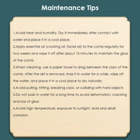 6-Claw Natural Sandalwood Scalp and Meridian Massage Comb