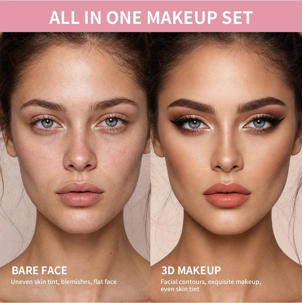 All-in-One Professional Makeup Kit for Beginners - 15