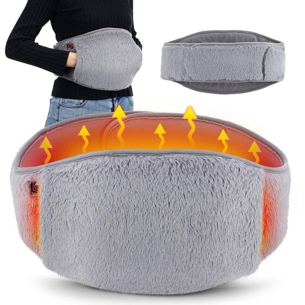 2-in-1 Electric Heated Abdomen and Hand Warming Belt - 6